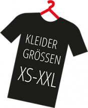 Kleidergrössen XS - XXL